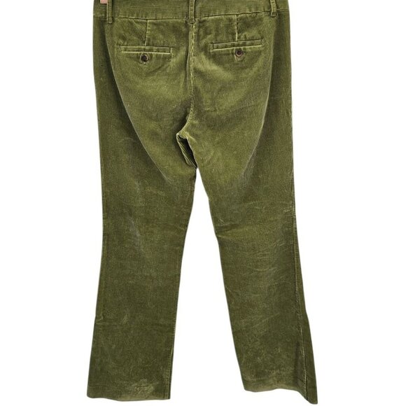 J. Crew Womens 8T Vintage Y2K Green Corduroy Flare Pants - Picture 5 of 16